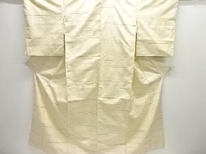 アンティーク　横段織り出し節紬着物